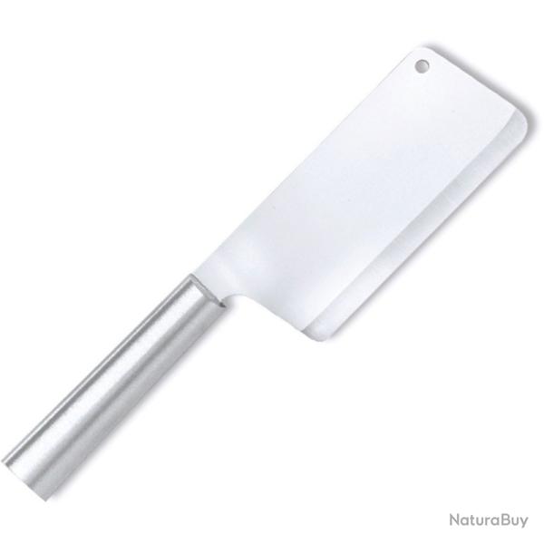 Couteau de Cuisine Rada Chef Dicer Lame Acier T420 Manche Alu Argent� Made In USA RDCR129