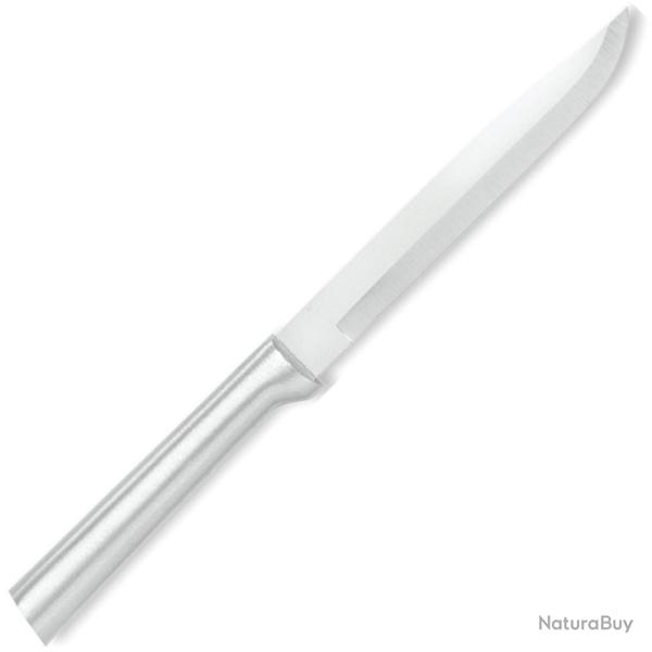 Couteau de Cuisine Rada Utility Steak Lame Acier T420 Manche Alu Argent� Made In USA RDCDR104