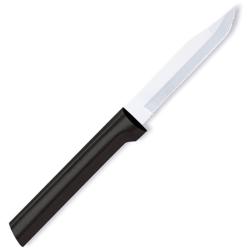 Couteau de Cuisine Rada Serrated Paring Lame Acier T420 Manche R&eacute;sine Noir Made In USA RDCW242
