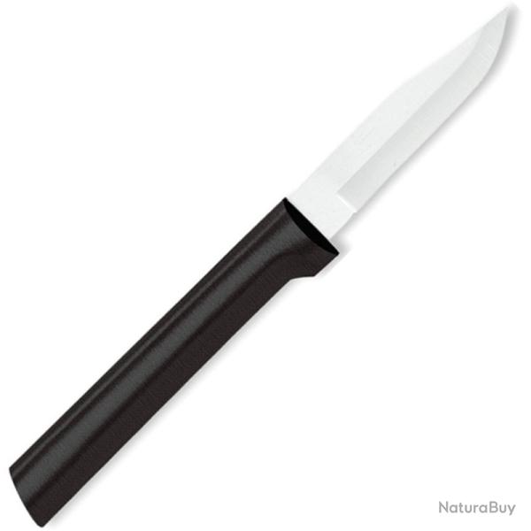 Couteau de Cuisine Rada Peeling Paring Lame Acier T420 Manche R�sine Noir Made In USA RDCDW202