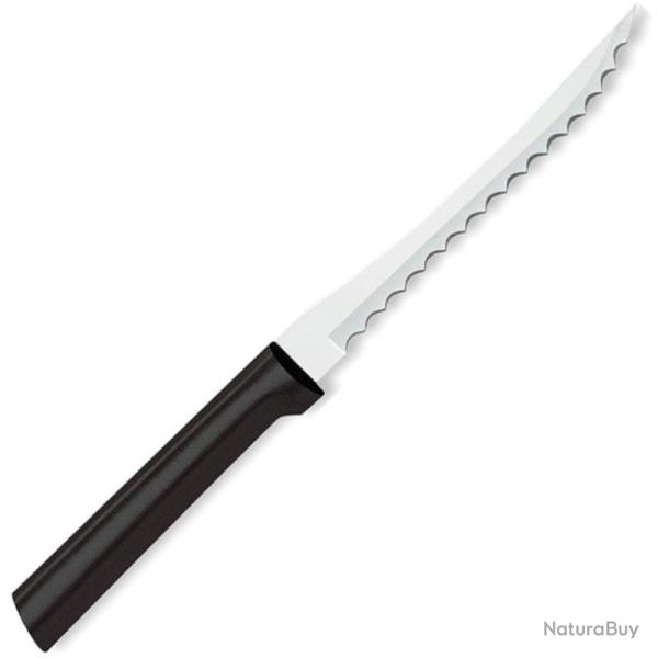 Couteau de Cuisine Rada Tomato Slicer Lame Acier T420 Manche R�sine Noir Made In USA RDCDW226