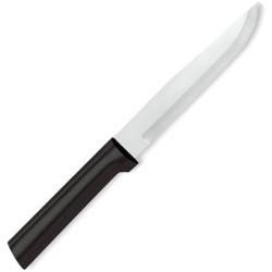 Couteau de Cuisine Rada Stubby Butcher Lame Acier T420 Manche R&eacute;sine Noir Made In USA RDCDW206