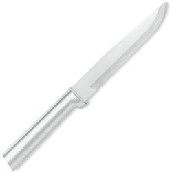 Couteau de Cuisine Rada Stubby Butcher Lame Acier T420 Manche Alu Argent&eacute; Made In USA RDCDR106