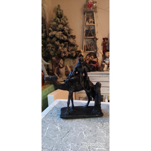 statuette touareg sur chameau