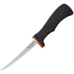 Couteau Relentless Knives RKB II Lame Titane Manche ABS Noir et Orange &Eacute;tui Cuir Made In USA RKN6SBK