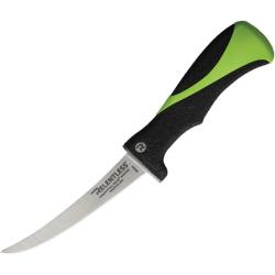 Couteau Relentless Knives Curved Fillet 6 Lame Titane Manche ABS Noir et Vert &Eacute;tui Cuir RKN6CFK