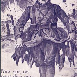 Carte postale illustr&eacute;e, guerre 1914-1918 - N&deg;8929