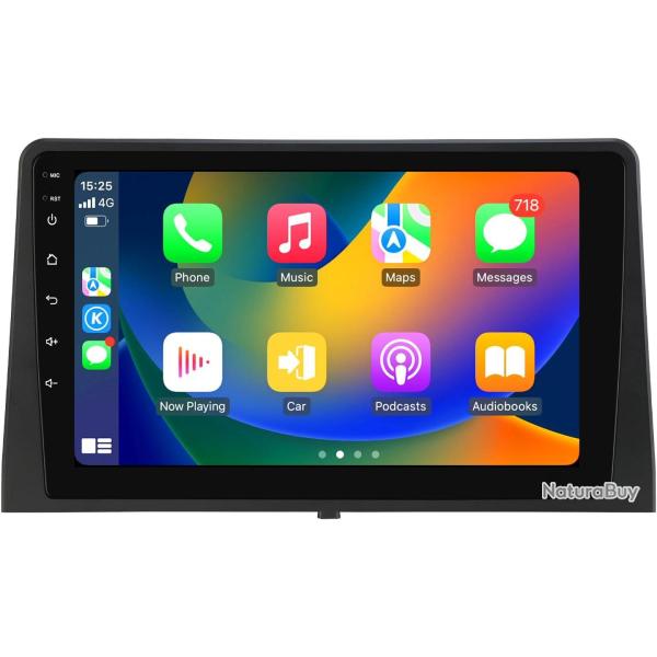 Ecran Carplay Autoradio Android 14 10,1" pour Citro�n Berlingo 2019/Peugeot Partner Rifter 2020/Opel