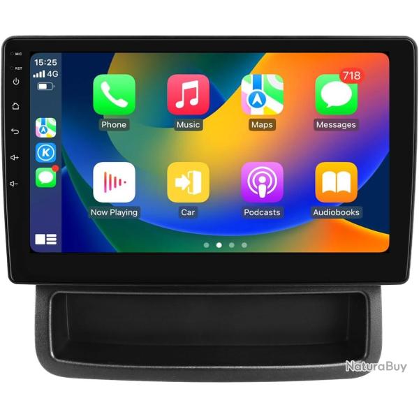 Ecran Carplay Autoradio Android 14 10,1" pour Renault Trafic/Opel Vivaro 2010-2014, 2 Go et 64 Go de