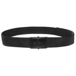 Ceinture Sangle Alpha Industries Heavy Duty Logo 40mm Black Black