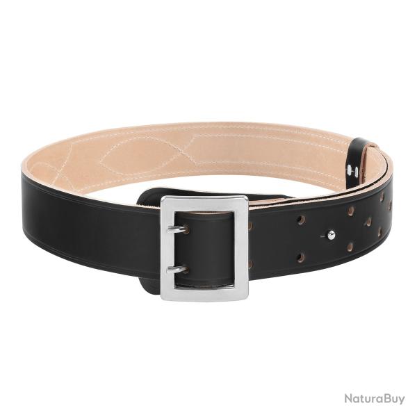Ceinture Officier Cuir Pleine Fleur TRK 45mm 3.6mm Noir