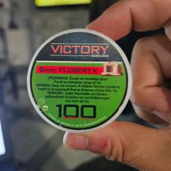 cartouches 6mm blanc VICTORY boite de 100