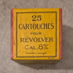 Bo&icirc;te vide de munition calibre 8MM 1892 GEVELOT