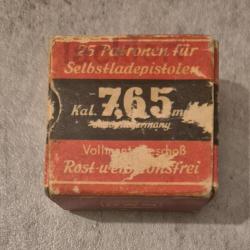 Bo&icirc;te vide de munition calibre 7,65 DWM