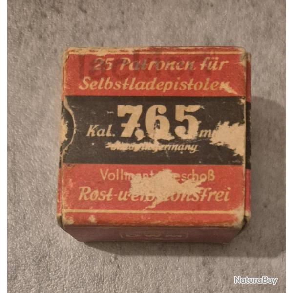Bo�te vide de munition calibre 7,65 DWM