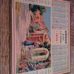 Calendrier des PTT de 1935