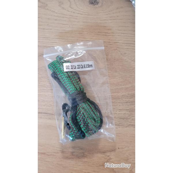 Cordon nettoyage de canon calibre .22