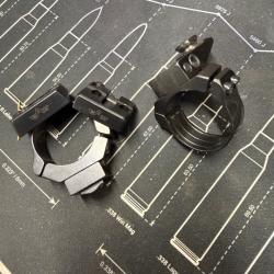 Colliers et embase Eaw pour sauer 101 tube 30