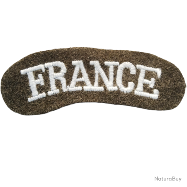 Ecusson title FRANCE Commando Kieffer brod� main � coudre