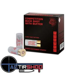 Cartouche GECO Competition Buck Shot with Buffer 30 gr cal.12/70 , boite de 25