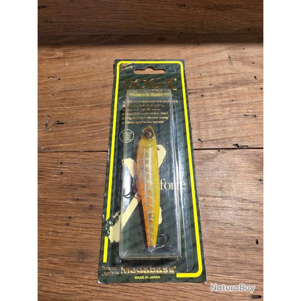 Leurre de surface MEGABASS Dog X S Jaune/Orange
