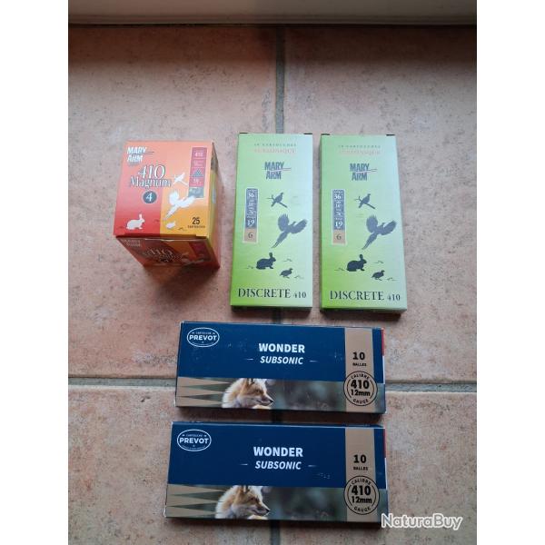 LIVRAISON OFFERTE ! Lot de cartouches 410