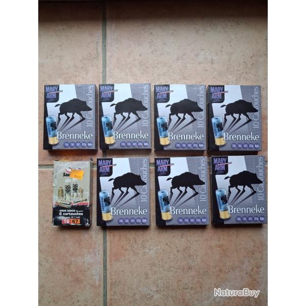 LIVRAISON OFFERTE ! Lot de balles cal.16/67