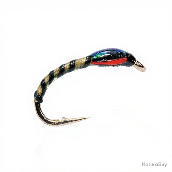 Mouche FMF Chironome buzzer black yellow BM101 H10