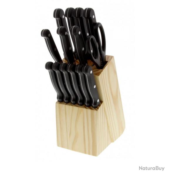 Bloc Couteaux 17 pi�ces