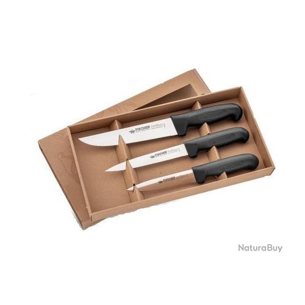 3 Couteaux de Boucher