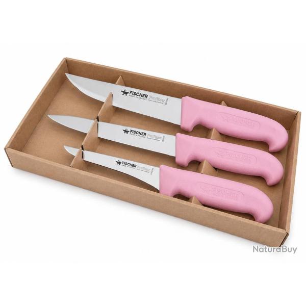 3 Couteaux ROSE FISCHER