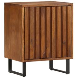Table de nuit chevet commode armoire meuble chambre 40x30x50 cm bois de manguier massif 1402120