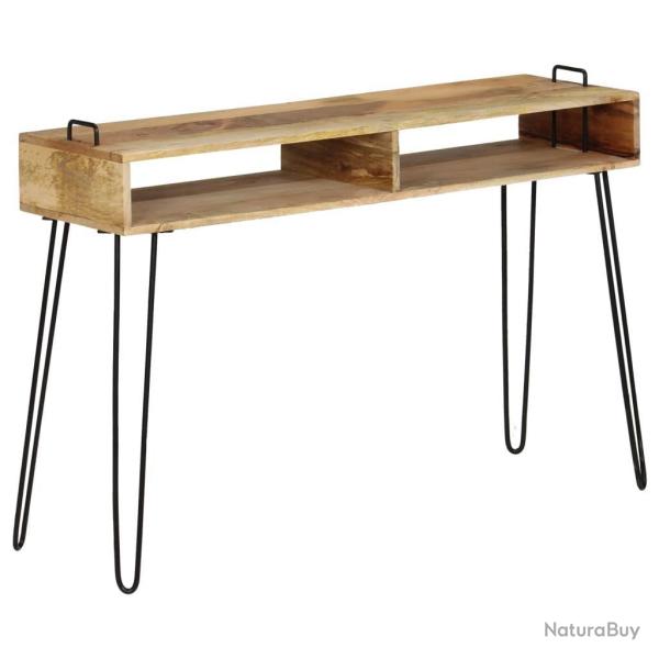 Buffet bahut armoire console meuble de rangement bois de manguier massif 115 cm 4402227
