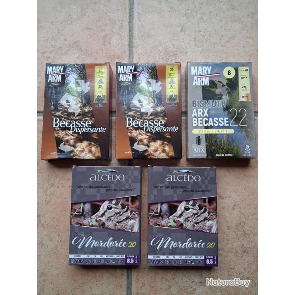 LIVRAISON OFFERTE ! 50 cartouches cal. 20