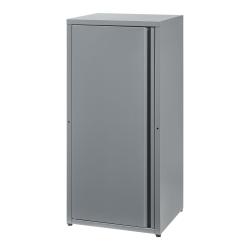 Armoire &eacute;tag&egrave;re meuble de rangement 88 x 40 x 35 cm m&eacute;tallique acier gris 03_0008904