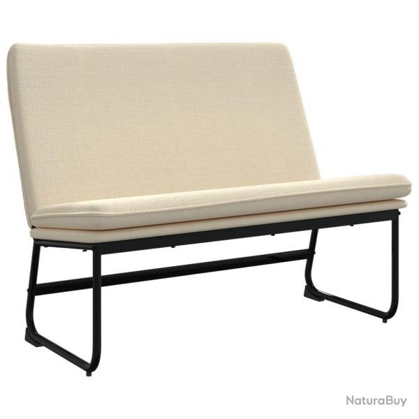 Banc banquette 100 x 75 x 76 cm tissu cr�me 02_0010569