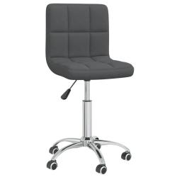 Chaise fauteuil si&egrave;ge pivotante de bureau informatique &eacute;tude fonc&eacute; tissu gris 02_0024128