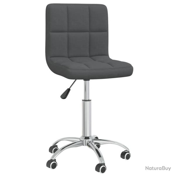 Chaise fauteuil si�ge pivotante de bureau informatique �tude fonc� tissu gris 02_0024128