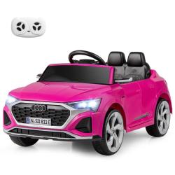 Voiture &eacute;lectrique 98 x 49 x 43 cm 2 modes de conduite convertible ambiance fun finition PP rose 20