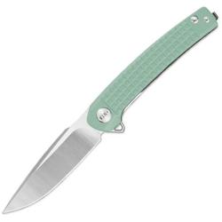 Couteau Dreamtech Lame Acier D2 Drop Point Manche G10 Jade Liner Lock DTK3613GJ