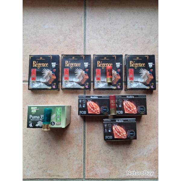 LIVRAISON OFFERTE ! 95 cartouches calibre 12