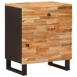 Armoire de lit rectangulaire fonctionnelle salle de chambre 50 x 33 x 60 cm en bois de mangue massi