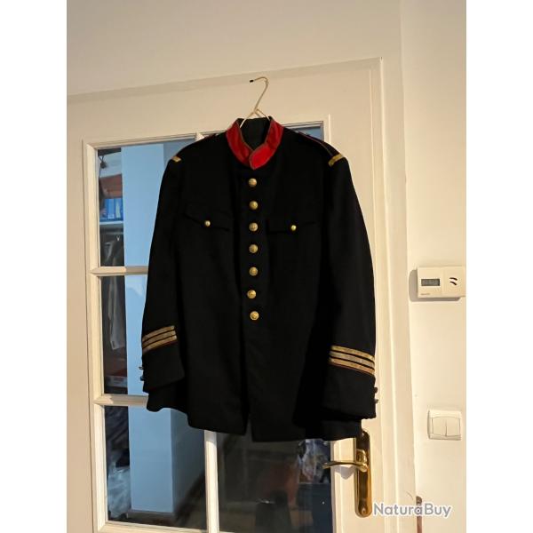 Belle veste vareuse boutons musique