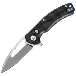 Couteau Dreamtech Lame Acier D2 Drop Point Manche G10 Black Axis Lock DTK3444GB