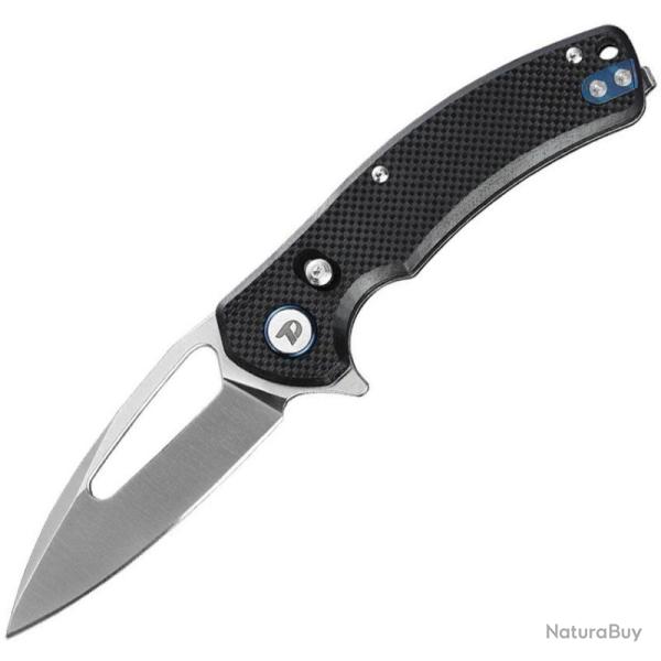 Couteau Dreamtech Lame Acier D2 Drop Point Manche G10 Black Axis Lock DTK3444GB