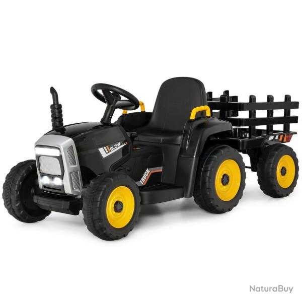Tracteur �lectrique avec remorque 135 x 51 x 53 cm 3 vitesses Bluetooth et audio ext�rieur en PP no