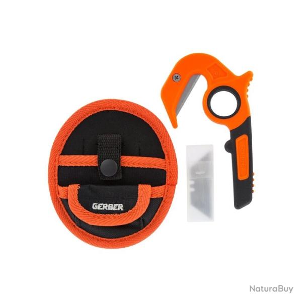 Couteau Gerber Vital Zip Lame Cutter Rempla�able Anneau Doigt 4 Lames Polypro G2745
