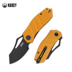 Couteau Pliant Kubey Ceyx Lame Acier D2 Manche G10 Jaune Liner Lock KUB335C