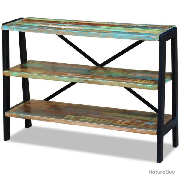 Buffet bahut armoire console meuble de rangement 3 �tag�res bois de r�cup�ration massif 4402008