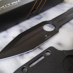 Couteau Takumitak Steel Rain Lame Acier 3Cr13 Manche FRN Etui Kydex TKF314